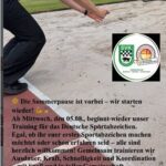 Sportabzeichengruppe – Ende der Sommerpause